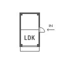 5LDK間取りタイプのピクト