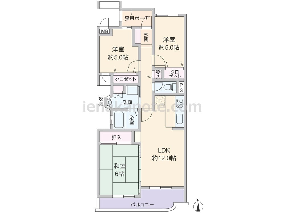 間取りid 1378 64 17平米の3ldk イエナカ手帖