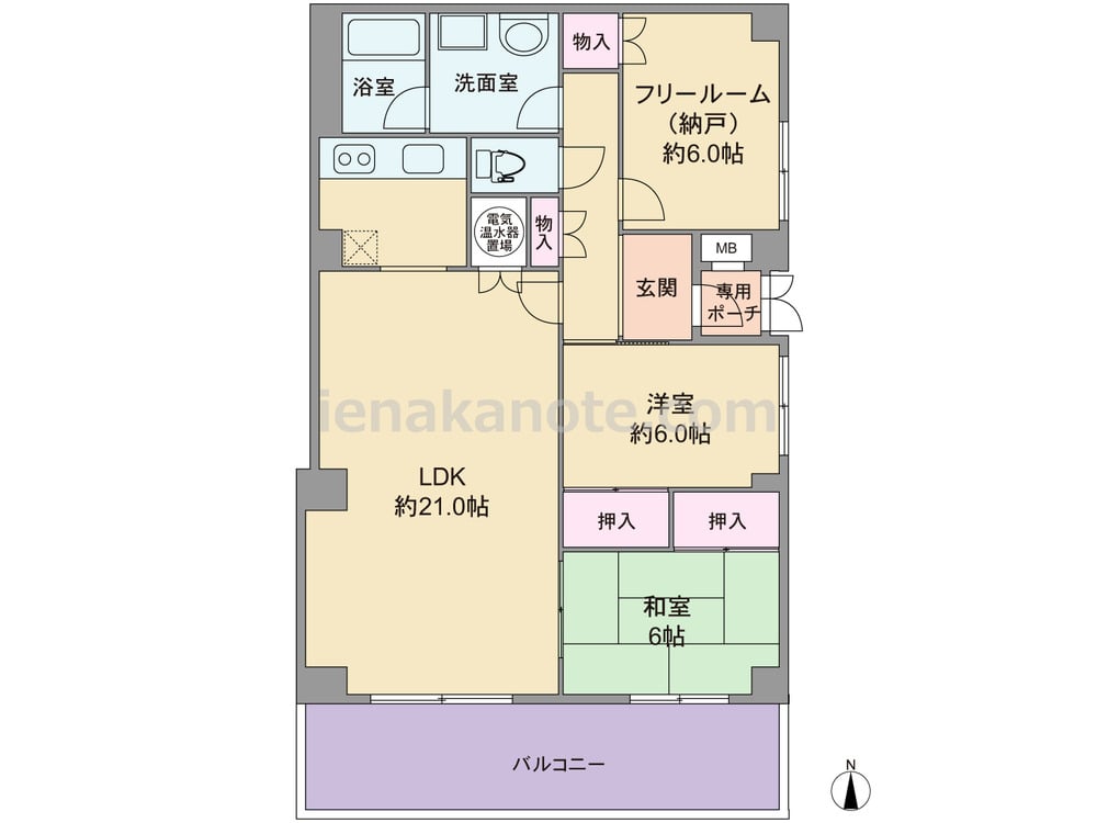 間取りid 91 92平米の2sldk イエナカ手帖