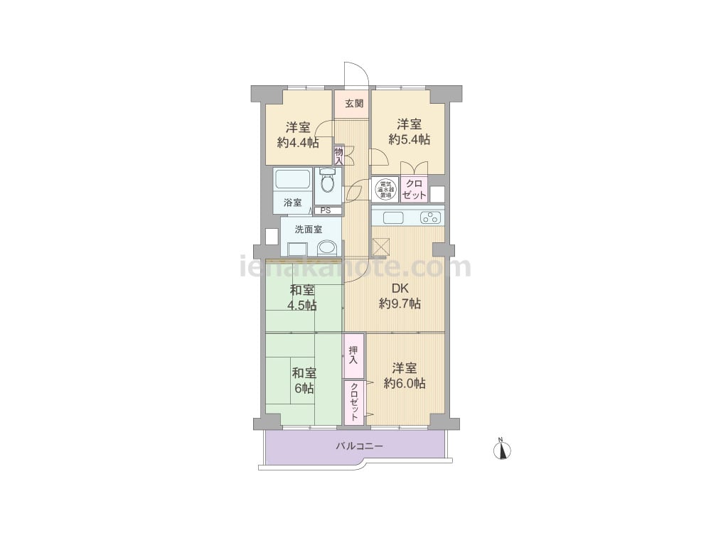 間取りID: 33443）81.90平米の5DK - イエナカ手帖