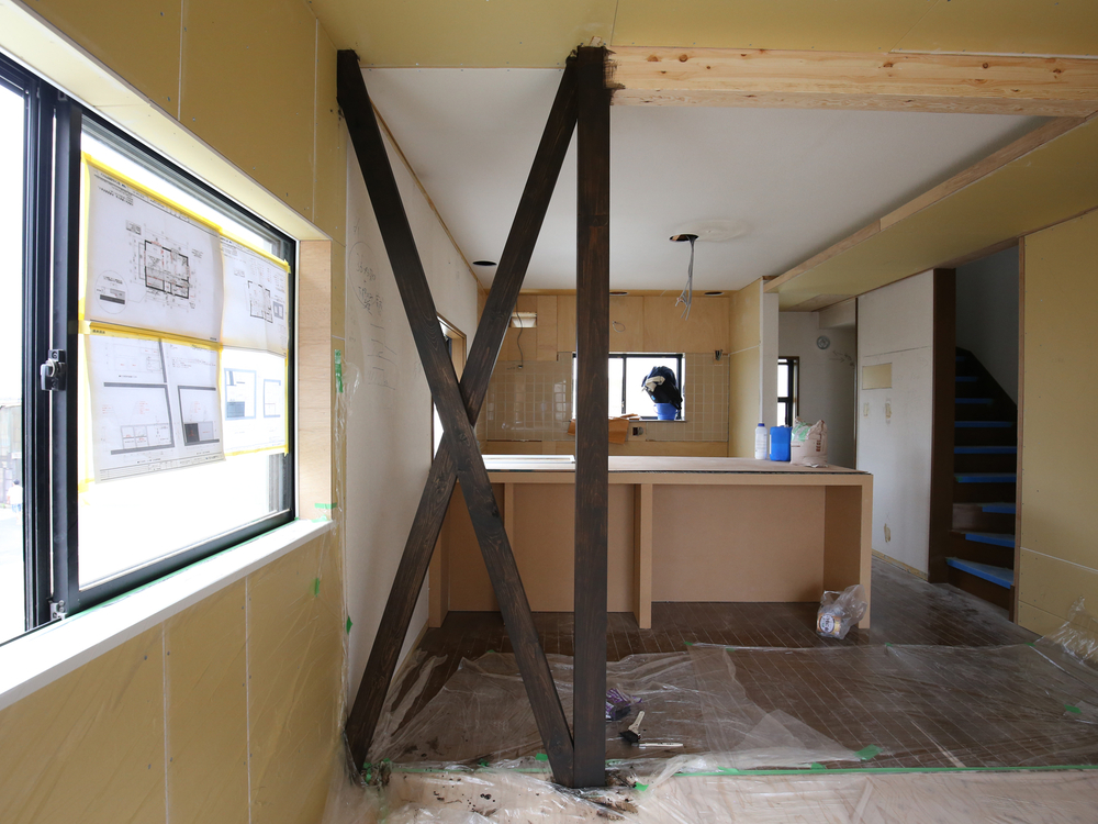 リビングから見る