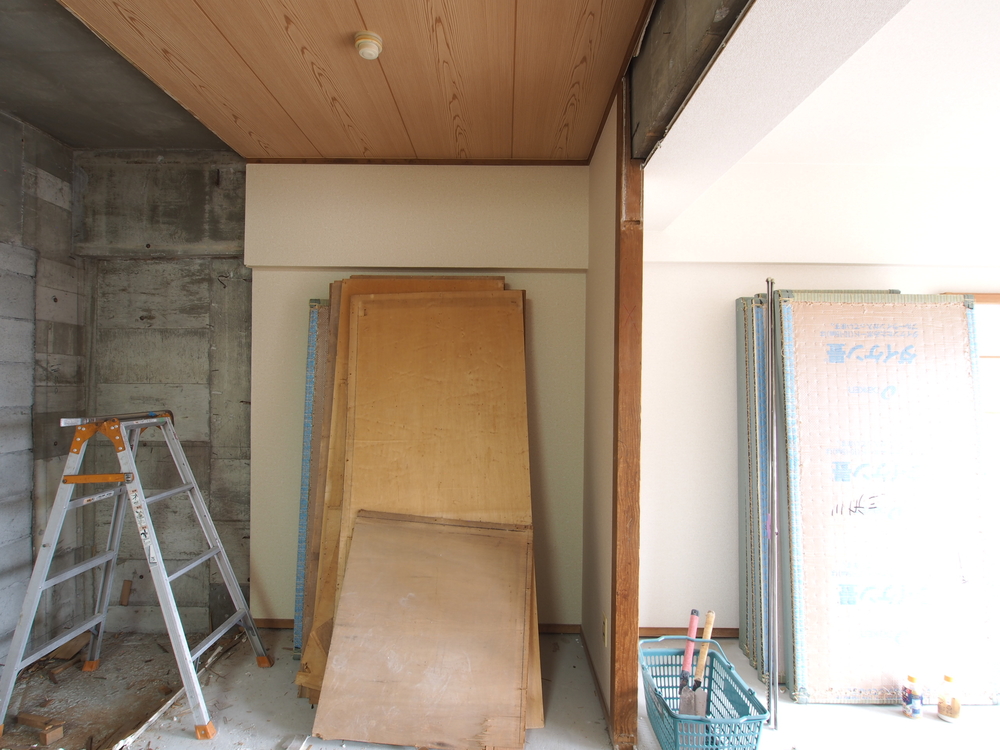 畳・押入を撤去しました