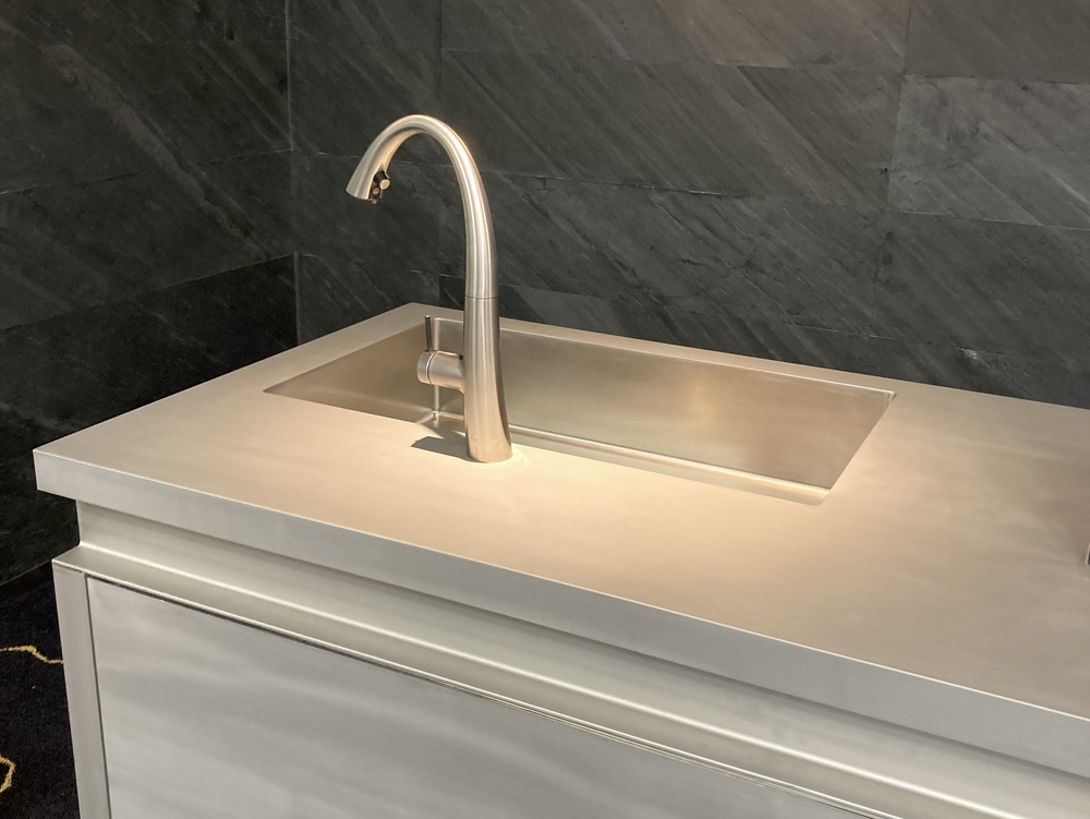 一目惚れした水栓Zoe(IHPCで撮影)